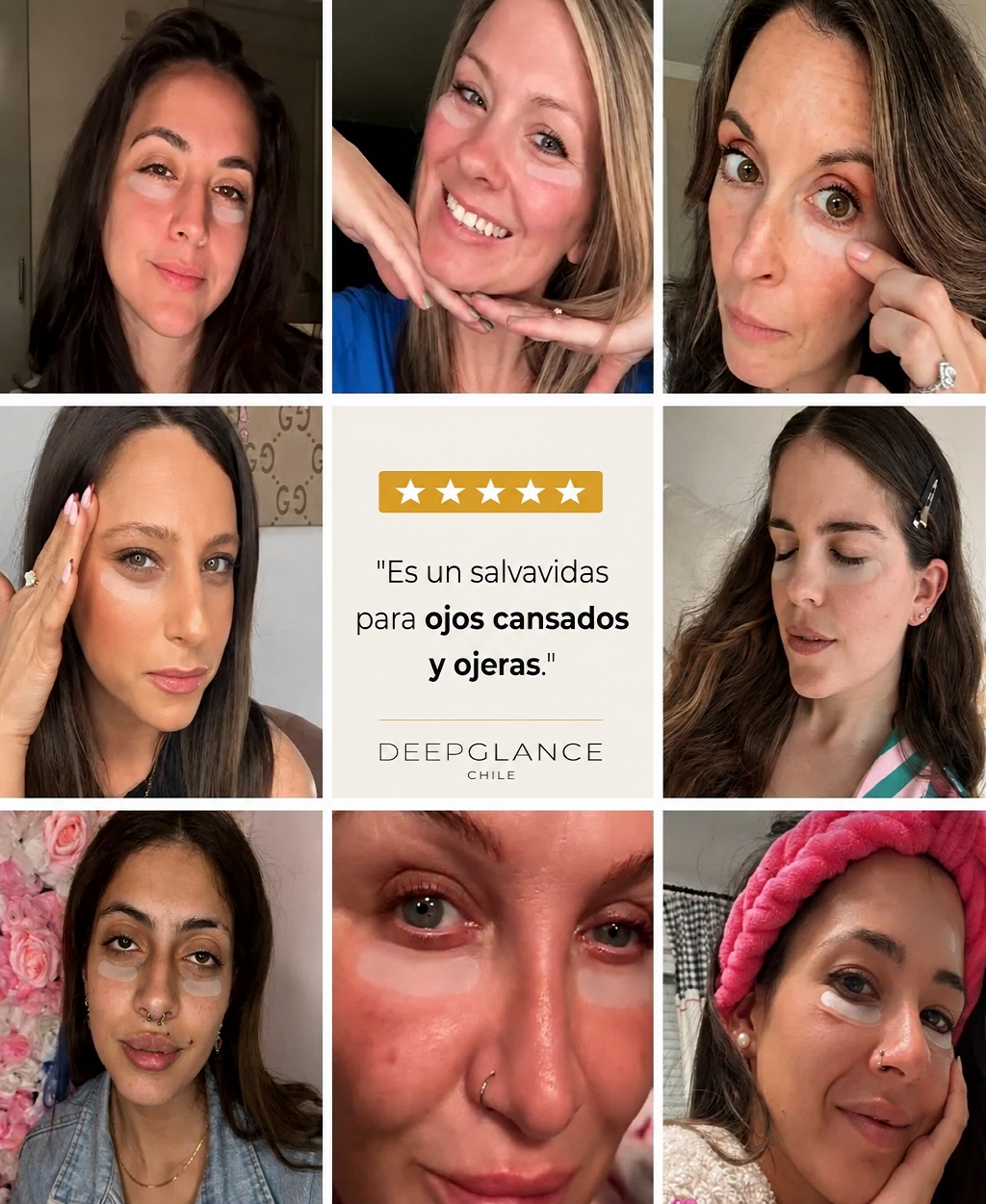 Parches con Microconos para Ojeras, Bolsas y Líneas Finas