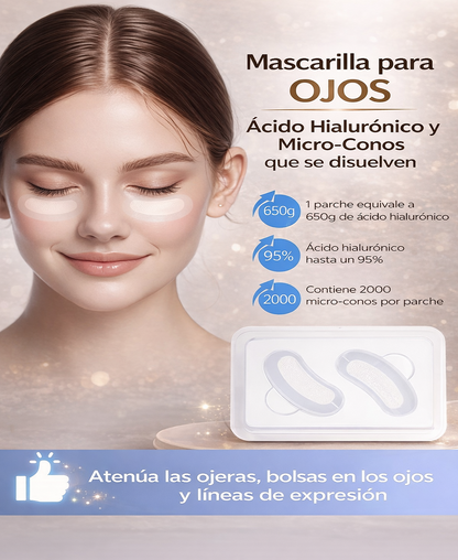 Parches con Microconos para Ojeras, Bolsas y Líneas Finas
